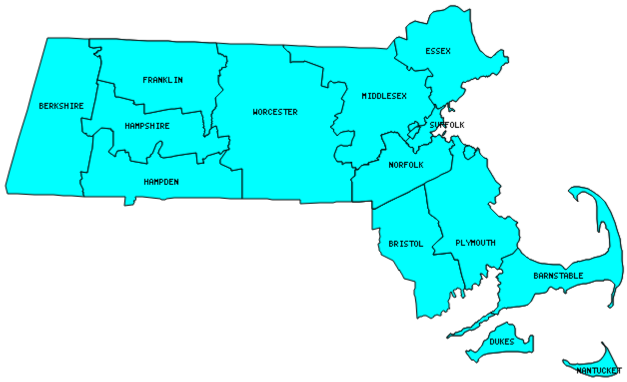 Massachusetts Counties Visited With Map Highpoint Capitol And Facts