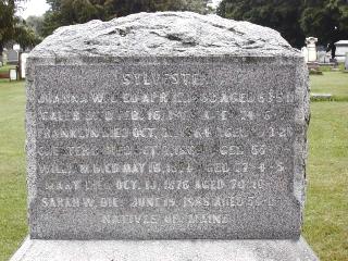 Caleb Barker SYLVESTER Tombstone