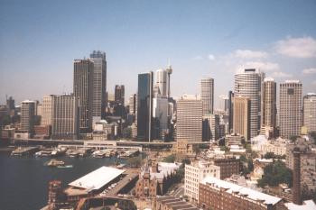 Ferryboats Depart Circular Quay in Sydney Harbour