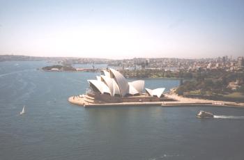 Sydney Opera House from Harbour Bridge