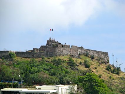 Fort Louis from Marigot Market