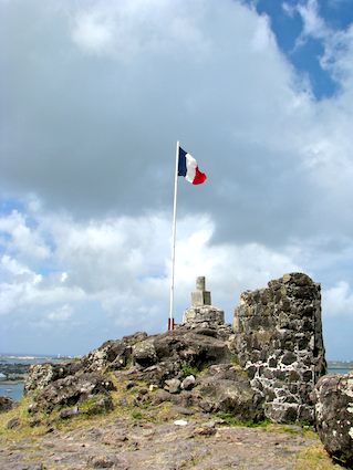 French Flag Over Fort Louis