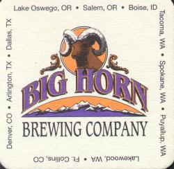 Bighorn Brewing Company Coaster