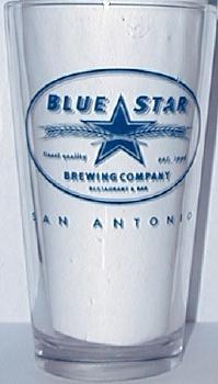 Blue Star Brewing Company Pint Glass