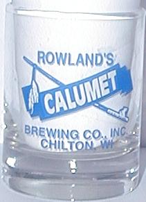 Rowland's Calumet Brewing Co. Sampler Glass