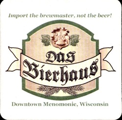 Das Bierhaus Coaster and Logo
