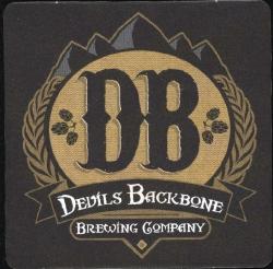 Devils Backbone Brewing Co. Coaster