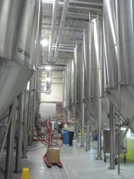 Dogfish Head Brewery Fermenting Tanks