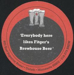 Fitger's Brewhouse Coaster - Back