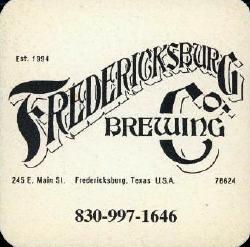 Fredericksburg Brewing Company Coaster