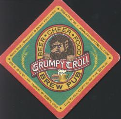 Grumpy Troll Brew Pub Coaster