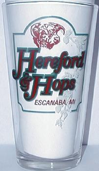 Hereford & Hops Pint Glass