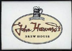 John Harvard's Brew House Matchbook