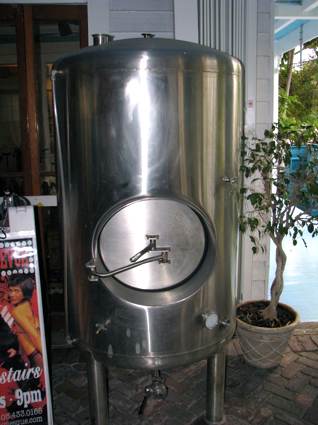 Kelly's Caribbean Bar-Grill & Brewery Tanks