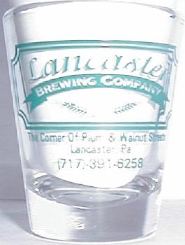 Lancaster Brewing Company Shot glass