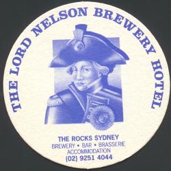 Lord Nelson Brewery Hotel Coaster