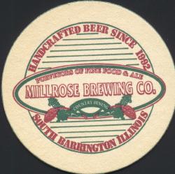 Millrose Brewing Co. Coaster