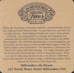 Milwaukee Ale House Coaster - Back
