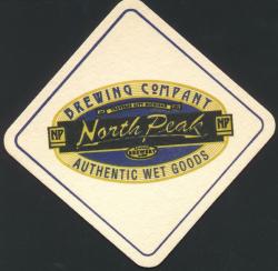 North Peak Brewing Company Coaster