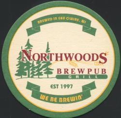 Northwoods Brewpub Grill Coaster