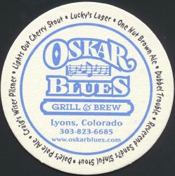 Oskar Blues Grill and Brew Coaster