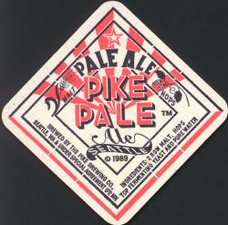 Pike Brewing Co. Coaster - Back