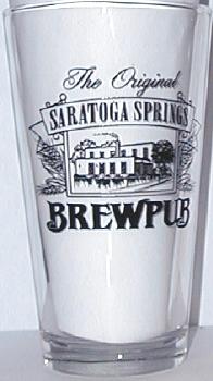 Original Saratoga Springs Brewpub Pint Glass