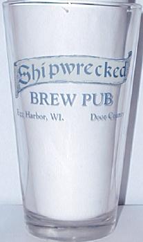 Shipwrecked Brew Pub Pint Glass
