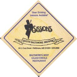 Sissons / South Baltimore Brewing Co. Coaster
