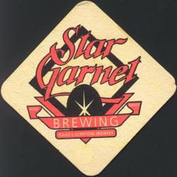 Star Garnet Brewing Coaster
