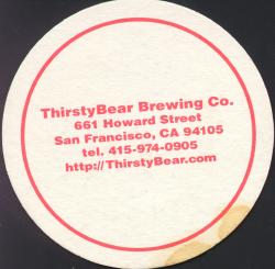 Thirsty Bear Brewing Company - Back