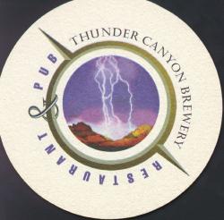 Thunder Canyon Brewery Coaster