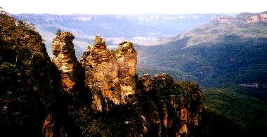 Three Sisters Rock Formation