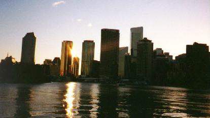 Brisbane at Sunset