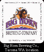 Bighorn Brewing coaster