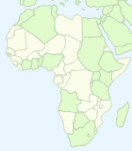 Twelve Mile Circle Visitors from Africa. Image created using Google Analytics.