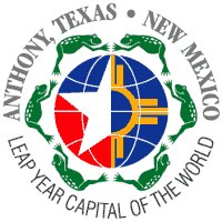 Anthony Texas New Mexico Leap Year logo via Anthony Chamber of Commerce