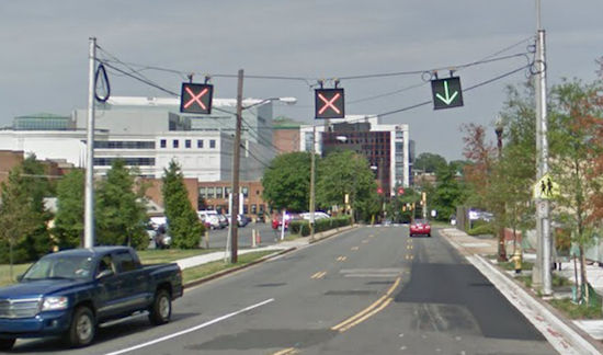 Washington Blvd., Arlington, Virginia, USA. Screen shot from Google Street View; July 2014.