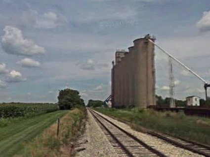 Google Street View screen print. Tab, Indiana, July 2009