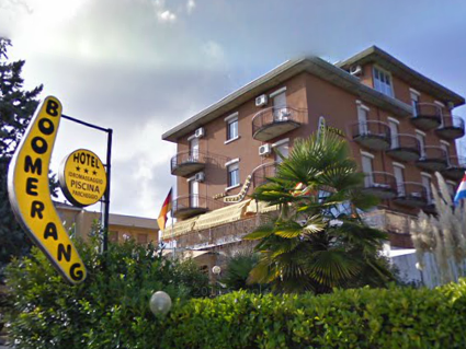 Hotel Boomerang, Italy; via Google Street View, November 2010