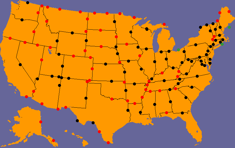Personal Border Crossings between U.S. States
