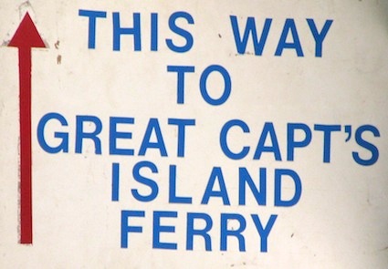 Great Captains Island Ferry. Photo by howderfamily.com; (CC BY-NC-SA 2.0)