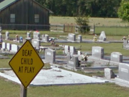 Enigma Cemetery, Georgia, USA; via Google Street View, June 2013