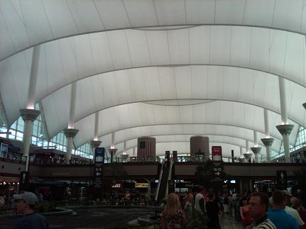 Terminal at Denver International Airport. Photo by howderfamily.com