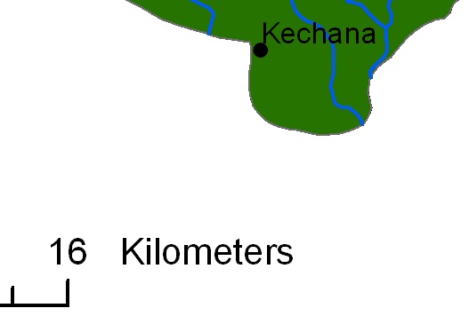 Kechana in Southeastern Nepal. Fair use of copyright image from Digital Himalaya