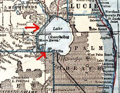 Lake Okeechobee in 1921