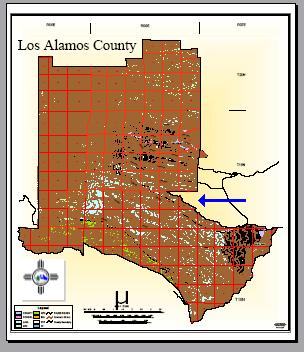 Los Alamos County Map. SOURCE: Los Alamos County website