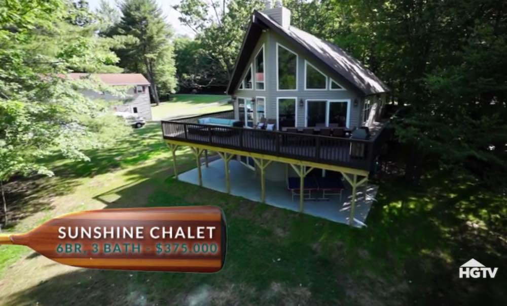 Sunchine Chalet, Lakefront Bargain Hunt; HGTV