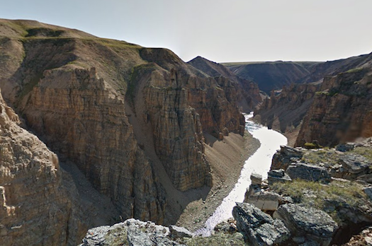 Tuktut Nogait National Park. Image from Google Street View screen print; August 2014