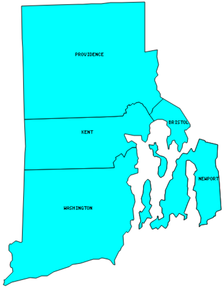Rhode Island Counties Visited